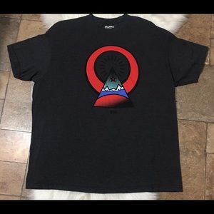 Levi’s Gray T-shirt, Orange Print Logo, Sz 2XL